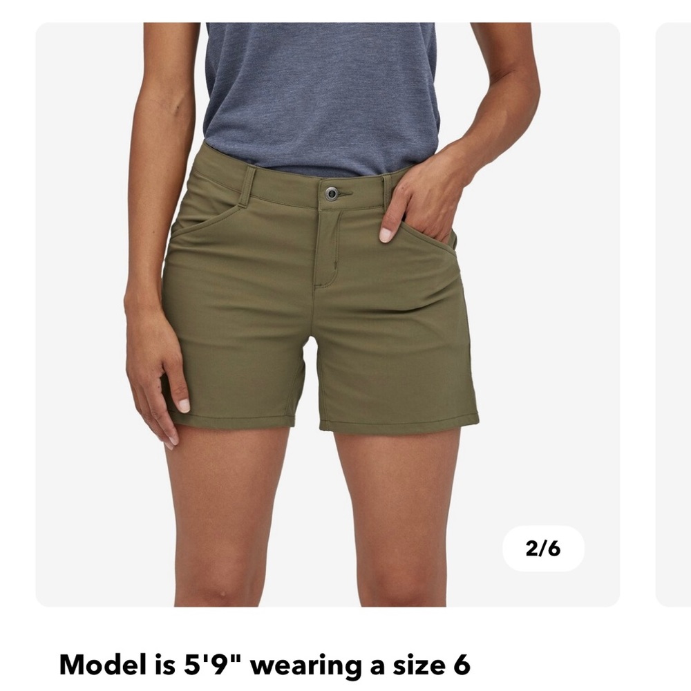 Patagonia Women’s Quandary Shorts- 5” Size 4 - Picture 4 of 7